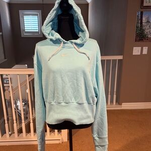 Nike Women's Light Blue Hoodie